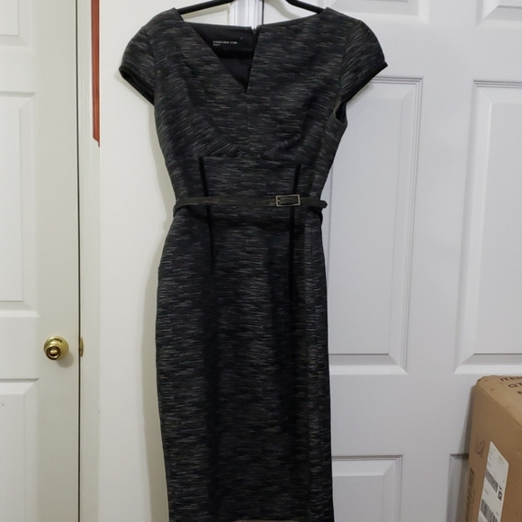 Jones new York work dress grey size 6 - Picture 1 of 6